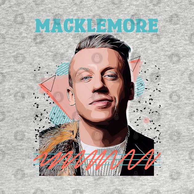 Macklemore Fan Art Retro Design // Vintage by Nandin Putri